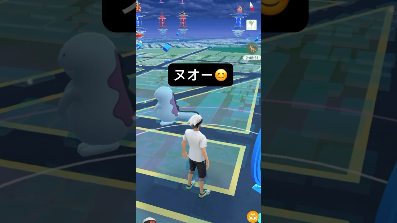 【ポケモンGO】ヌオーが現れた!!【✨Quagsire Pokémon GO X Pokemon Card Artwalk✨】