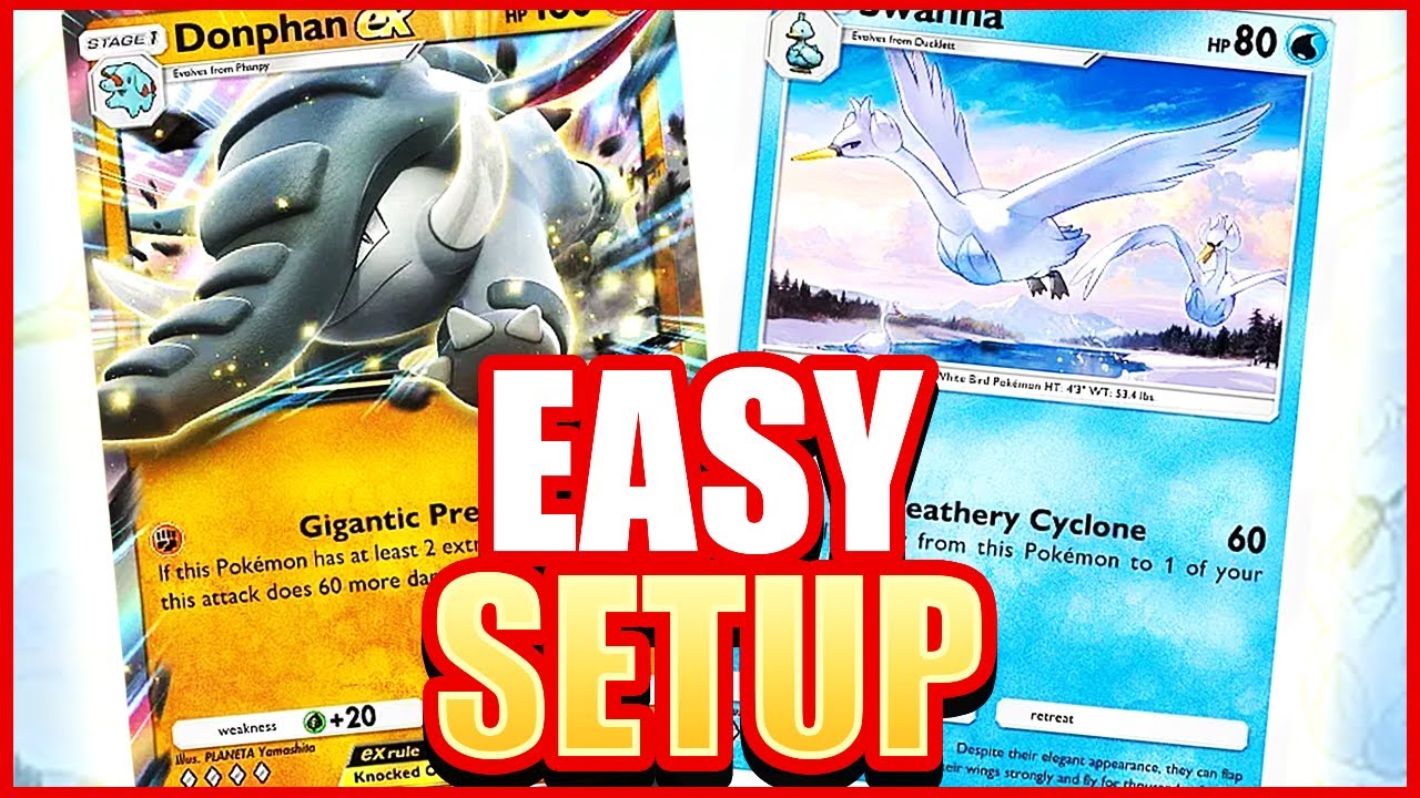 スワンナがドンファンEXの核爆弾投下を手伝う！| ポケモンカードゲームポケット