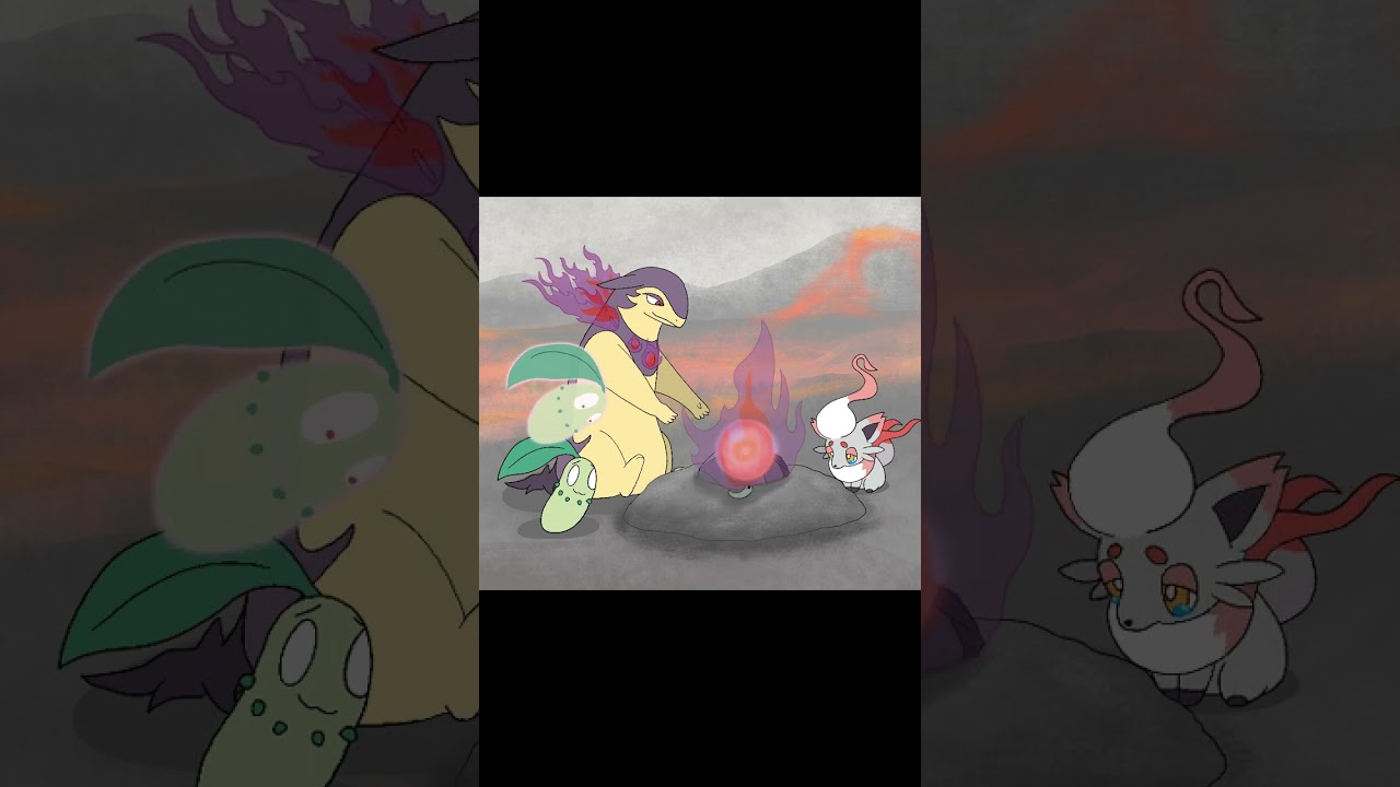 【ポケモン図鑑アニメーション】ヒスイバクフーン(No.0157)