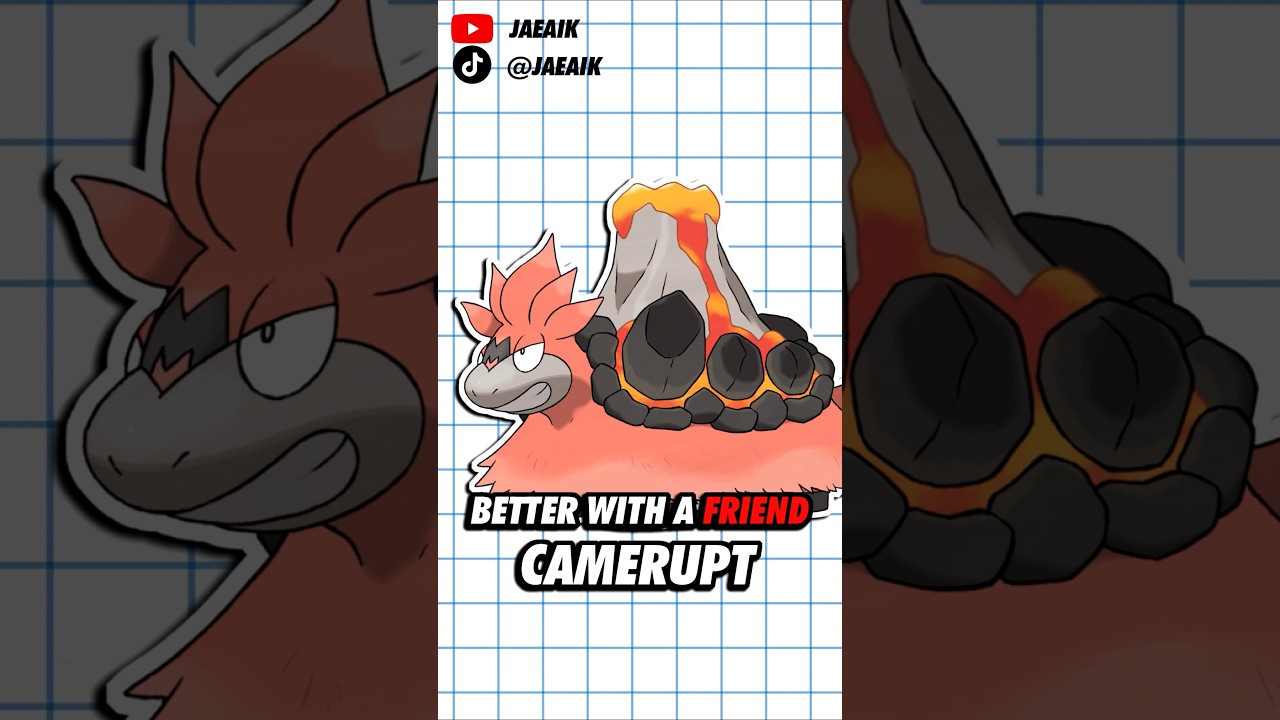 Better With a Friend, Mega Camerupt #jaeaik #pokemon #camerupt #megaevolution #megacamerupt