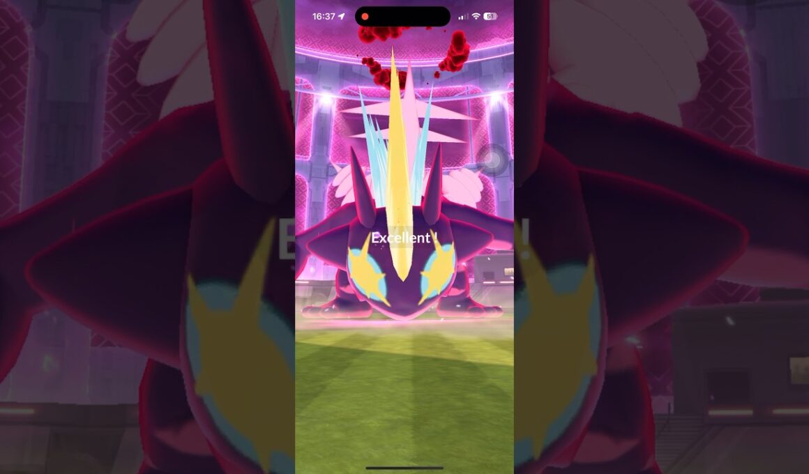 キョダイマックス ストリンダー エクセレントスロー #shorts #ポケモンgo #pokemongo