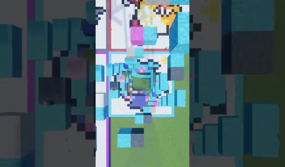 あなたの推しポケモンを作ります！ミカルゲ（色違い）（作成希望はコメント欄へ）#minecraft #ポケモン #Shorts