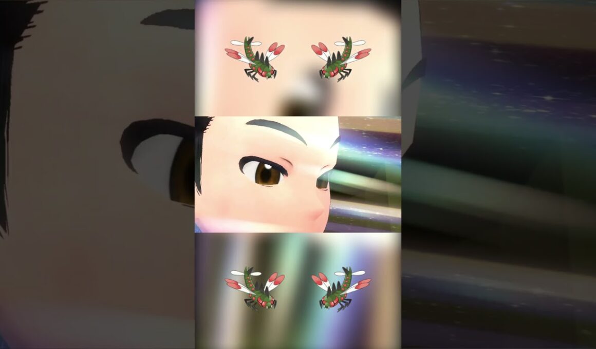 一瞬だけ謎のボス感を出してくるメガヤンマ #shorts　#ポケモンsv　#碧の仮面