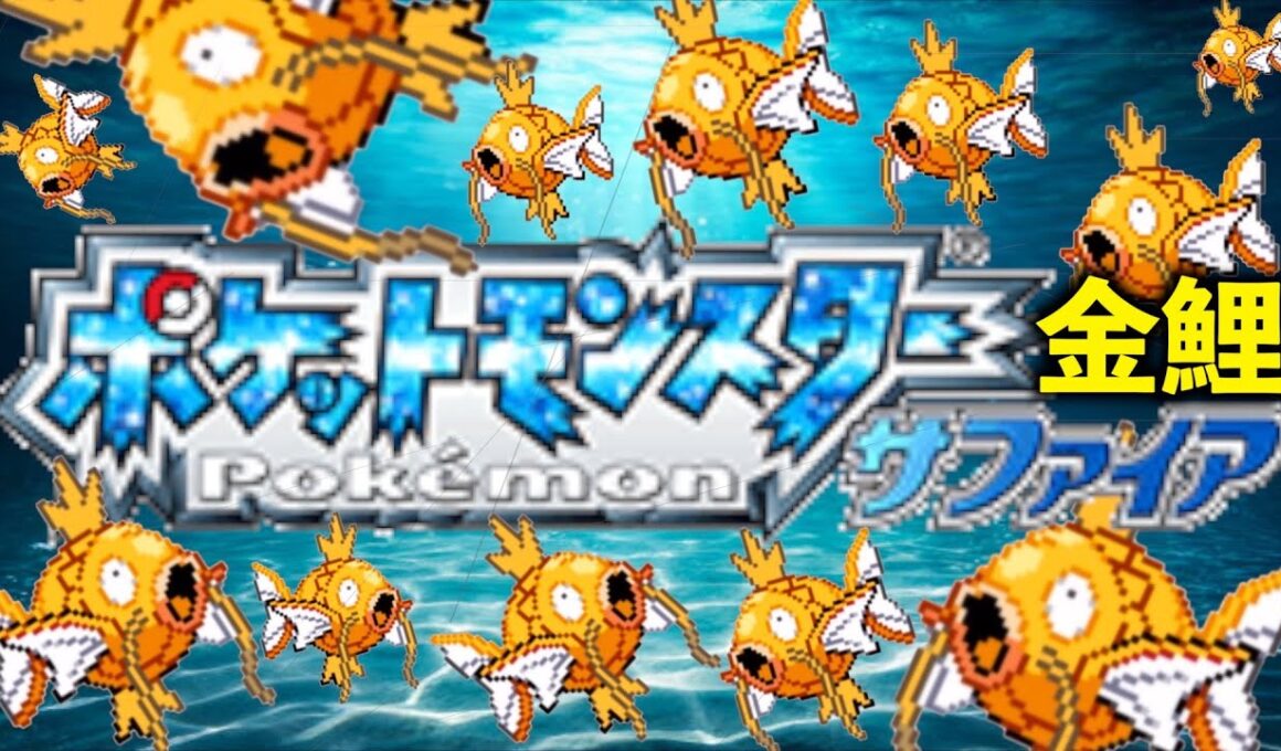 【一匹縛り】金色のコイキングで殿堂入りして伝説になってやる！パート１【ポケモンサファイア】