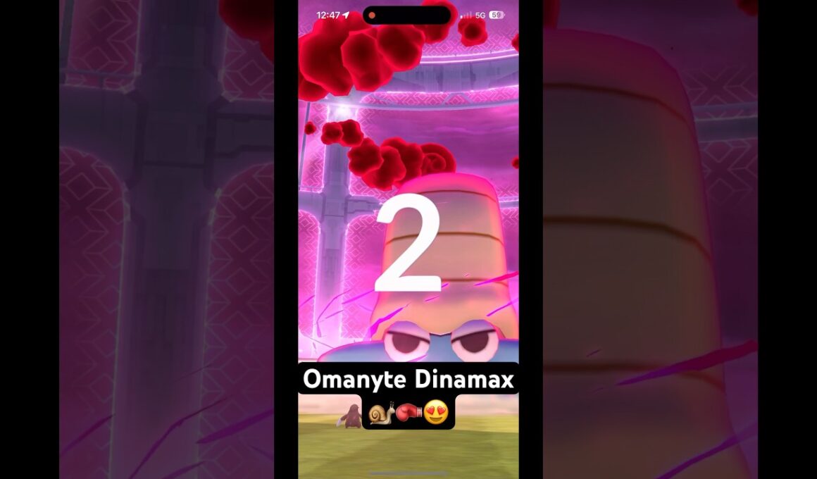 Pelea Omanyte Dinamax 🔥🐌🥊 #pokemongo #pokemon #pokemoncards #youtubeshorts #viralshort