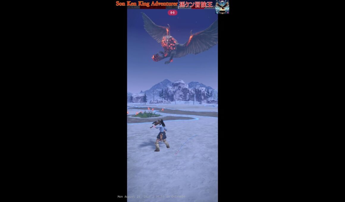 ライブ！ゲームプレイ！モンハンナウ！アオアシラ青熊双鉞グレード７LV3　力任せ４　区会心５　マイナス会心 -70%　双剣　タップを表示　ポインタの位置 #モンハンnow