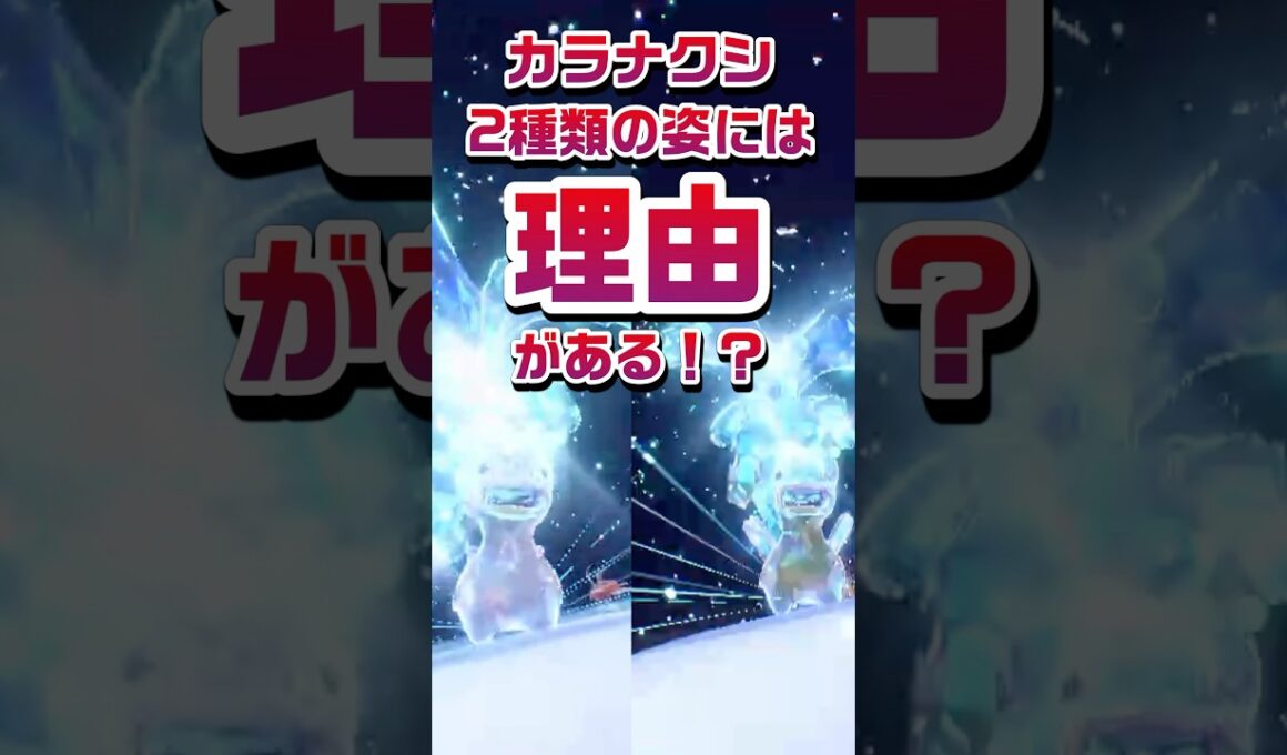 【ポケモン豆知識🔍】カラナクシ2種類の姿には理由がある！？ #ポケモン #pokemon