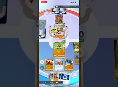 後続のために負荷をかけるぜ！エビワラーの強化されたジャブでソルガレオにダメージを与える！！ #shorts #ポケモン #ポケポケ #pokemon