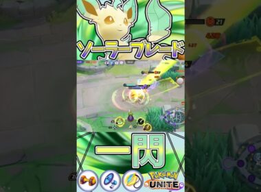 序盤のラスヒ管理だったら負けないのは強いと思われ　ユナイト有編集垂れ流し日記part860【リーフィア】【ポケモンユナイト】【キル集】 #キル集  #ポケモン#ユナイト  #pokémonunite