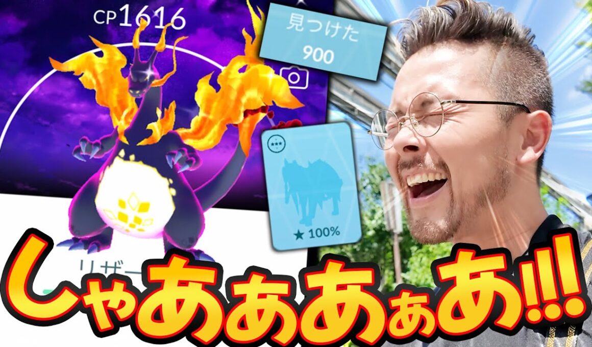 色違い背景ィイイイイきたああああああああああああ！！！！ザシアン900戦したぁぁぁぁぁぁぁ‥‥【ポケモンGO】