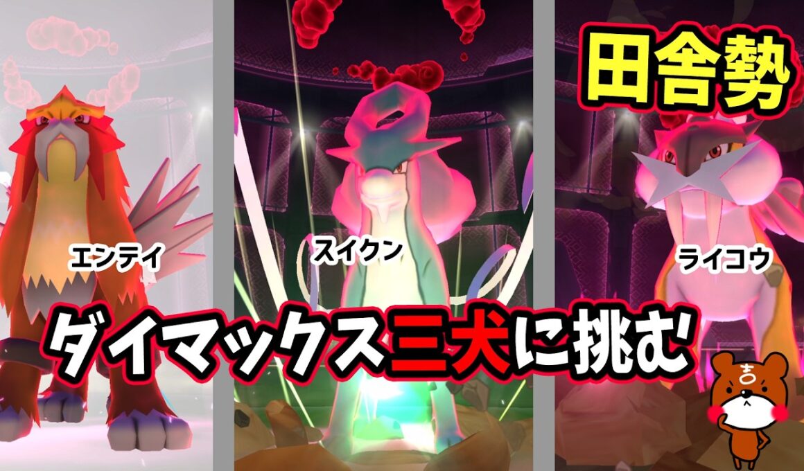【ポケモンGO】エンジョイ勢がダイマックス三犬スイクン・エンテイ・ライコウを対策して攻略！