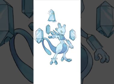 ミュウツー＋レジアイス。氷使い　#ポケモンフュージョン #改造ポケモン  #伝説のポケモン #最強ポケモン #色違いポケモン