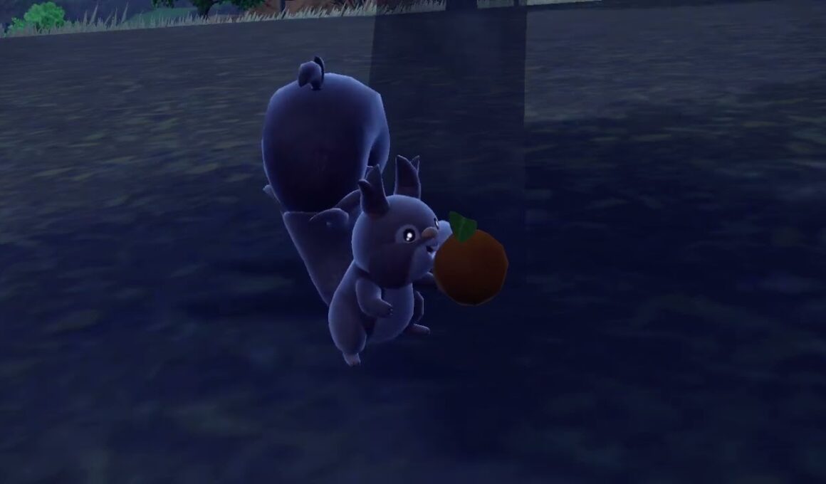 【ポケモンSV】食べ続けるホシガリス