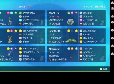 「アローラライチュウ＋ミライドン」でランクマ挑戦4日目