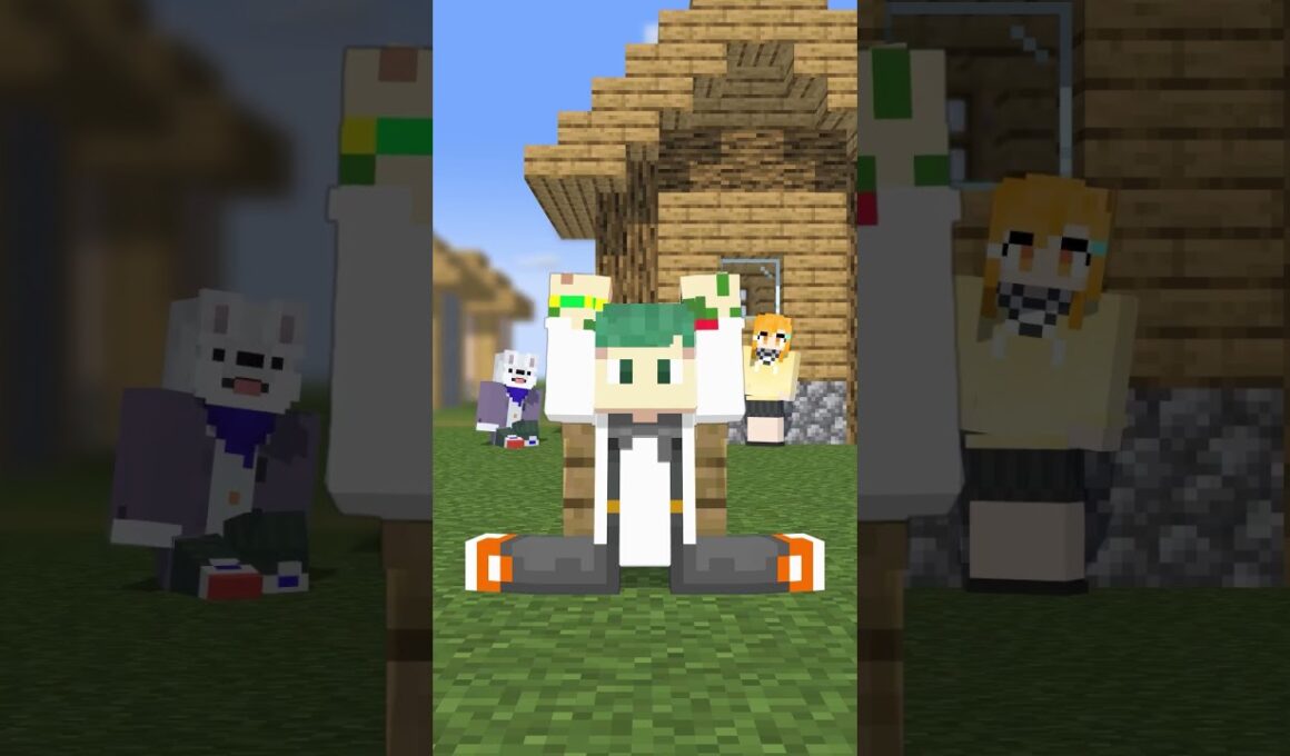 本気で体パズルやったら骨折したｗ🦴💥🧩 | BODY PUZZLE 2023【まいくら・マインクラフト】よろずや🍭 #shorts