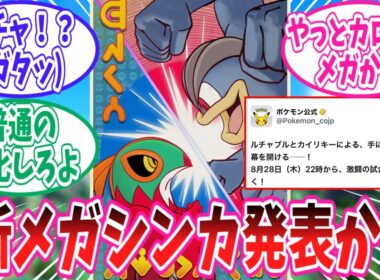 【レジェンズZ-A】ルチャブルとカイリキーにメガシンカの可能性が出てきたことに対するトレーナー達の反応集【ポケモン反応集】
