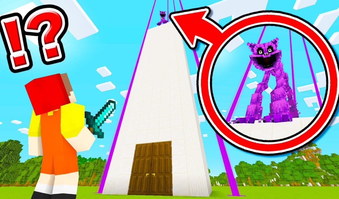 ネコの化け物がいるタワーをのぼった結果！？【まいくら・マインクラフト】