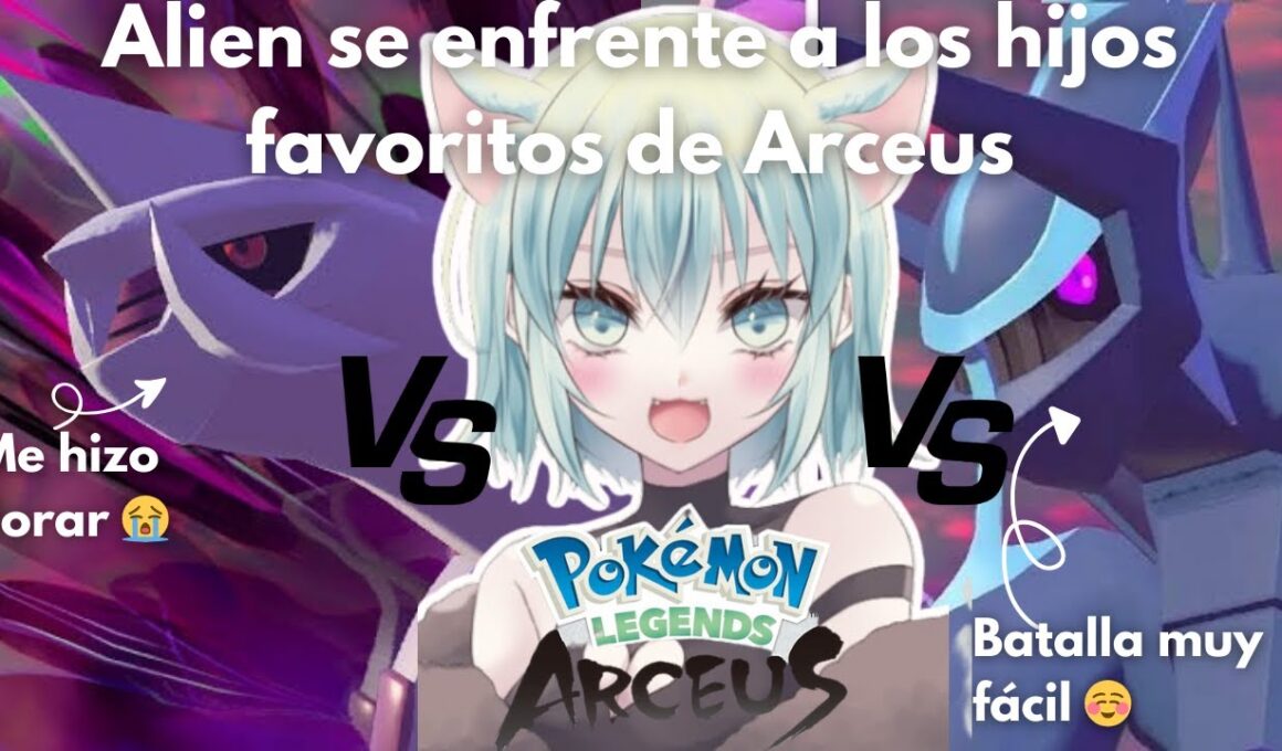 CHICA ALÍEN INTENTA DERROTAR A PALKIA/POKÉMON LEGENDS ARCEUS