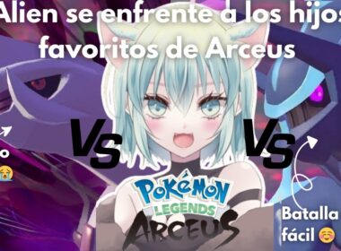 CHICA ALÍEN INTENTA DERROTAR A PALKIA/POKÉMON LEGENDS ARCEUS
