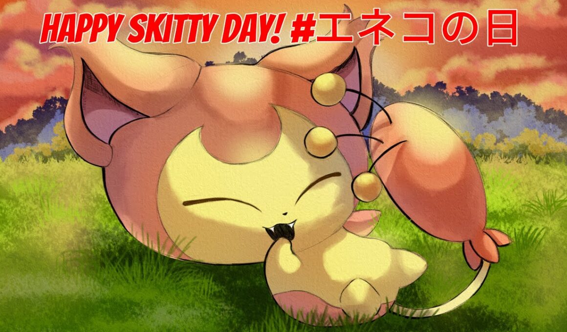 Happy #SkittyDay #エネコの日! PokéPapi Learns How To Draw Pokemon