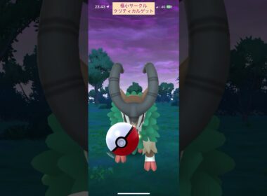【難易度低】ゴーゴート極小サークルクリティカルゲット【ポケモンGO】