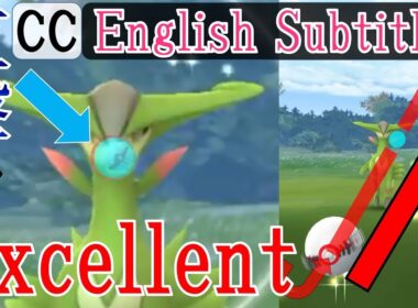 軌道解説！ビリジオン Virizion Excellent - How to throw curve ball in Pokémon Go エクセレントスローを簡単に出す方法・投げ方