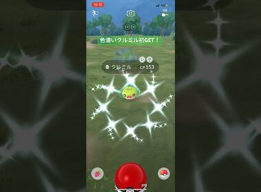 ポケモンGO色違いクルミル初GET！#ポケモン #ポケモンgo #pokemongo