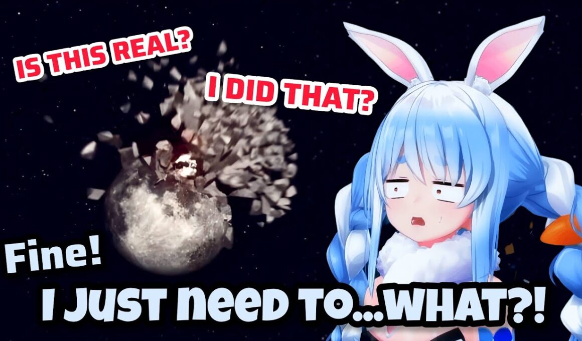 【乗船30日目】ぺこらテレポート成功（そしてなぜか月を破壊😂）【ぺこら/ホロライブ】