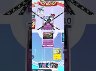 ハイテンポポケポケ]ジュペッタでエネ封じしてアローラライチュウで盤面を制圧しろ！#ポケモン #pokemon #ポケカ #ポケポケ