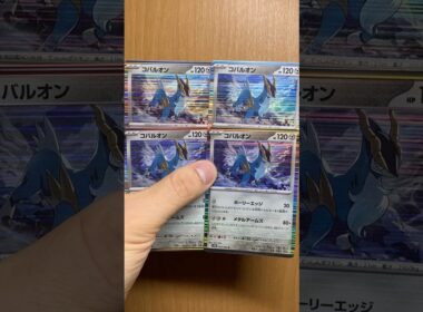 コバルオンのカードを紹介 #ポケカ #ブラックボルト