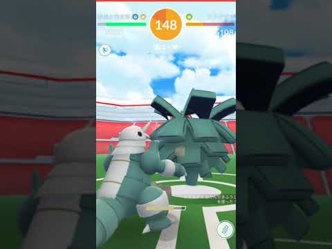 【縦画面スマホ向け】なめ太郎の今日のレイド「クヌギダマ」ゲットだぜ。【ポケモンgo】