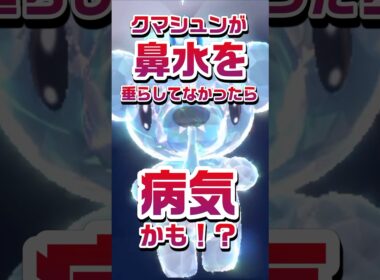 【ポケモン豆知識🔍★毎日UP★】クマシュンが鼻水を垂らしてなかったら病気かも！？ #ポケモン #pokemon