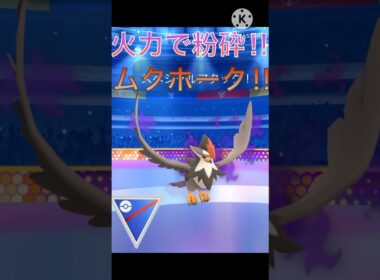 火力で全てを粉砕‼︎ シャドウムクホークがやばすぎる‼︎ #ポケモンgo #goバトル #goバトルリーグ #gbl