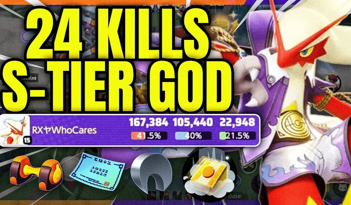 S-TIER GOD BLAZIKEN Breaks The META! 165K+ DAMAGE With This BUILD | Pokemon Unite | Ruthlxs