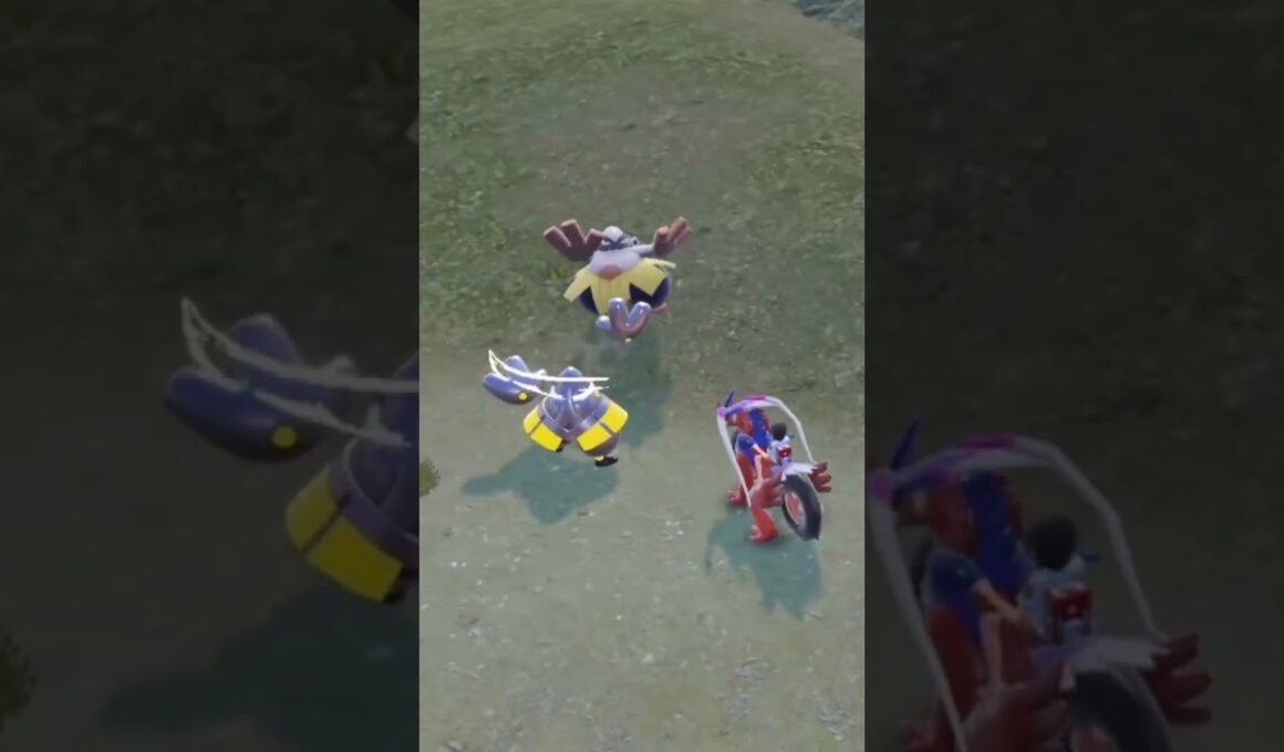 ハリテヤマ 相手に無双する小柄な テツノカイナ #shorts #ポケモンsv #碧の仮面 #碧の円盤