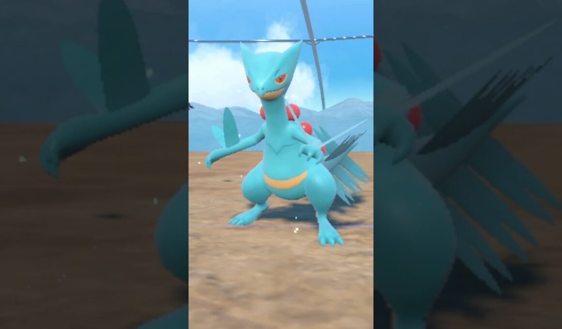 Shiny Grovyle evolves into Shiny Sceptile #pokemon #ポケモン #ポケットモンスター