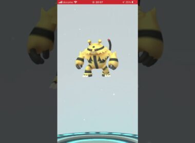 ポケモンgo 神エレブー 進化 #ポケモンgo #pokemongo #エレキブル