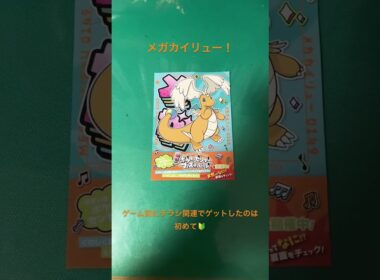 【ポケモンセンター】ポケセンでゲットしたメガカイリュー【カイリュー】 #たいちゃん #ポケモン #ポケモンセンター #メガシンカ #カイリュー