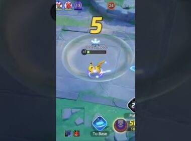 wait !! Alolan Ninetales vs Pikachu ultimate power #shorts #pokemonunite