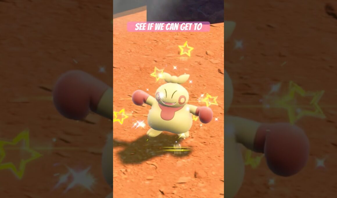 Shiny Marked Makuhita Found! 🥊✨ Pokémon Scarlet & Violet 💛 #shorts #pokemonscarletandviolet