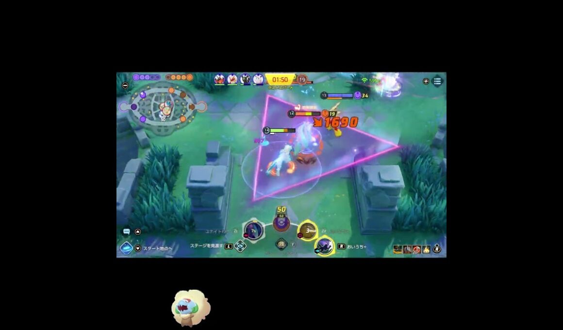 ガラルギャロップの攻撃判定にいまいち納得がいかない【アブソル・ポケモンユナイト】　#shorts