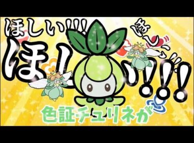 【ポケモンSV/色厳選】チュリネの色証コンプしたい