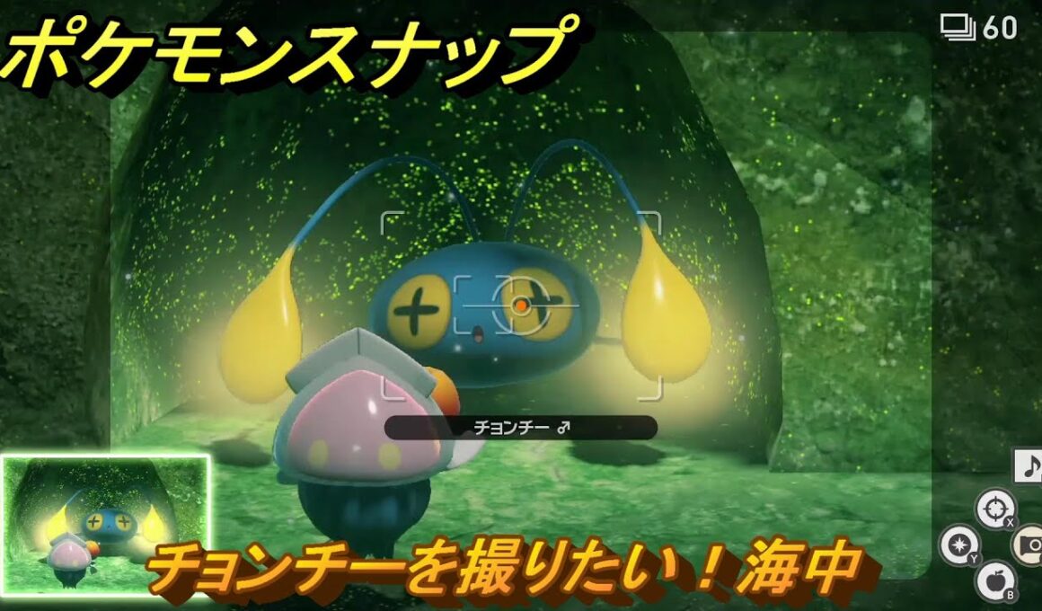 ポケモンスナップ　チョンチーを撮りたい！海中調査レベル３　＃９３　【New ポケモンスナップ】
