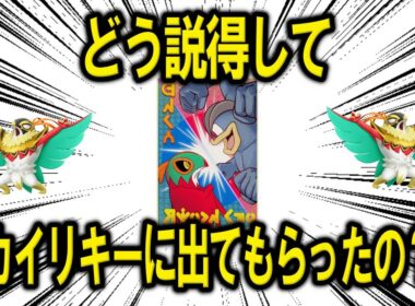 先日のメガルチャブルお披露動画において、どう説得してカイリキーに「噛ませ犬役」で出てもらったのか？【ポケモン解説】