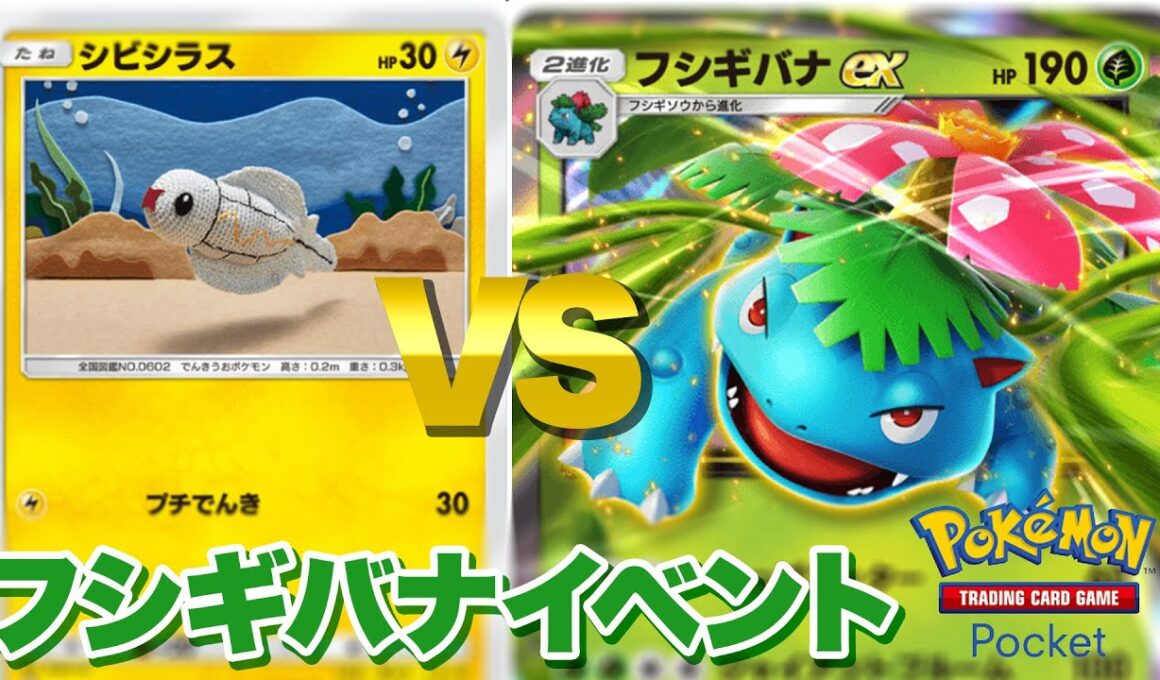 【ポケカポケット】シビシラスデッキでフシギバナイベント潜った結果…【ポケポケ】