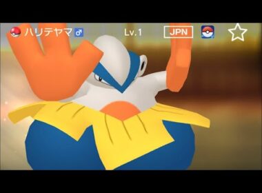【正規】レベル1ハリテヤマが爆誕した。【ポケモンHOME】