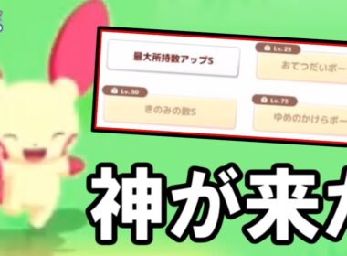 唐突な神プラスルで大歓喜。【ポケモンスリープ】