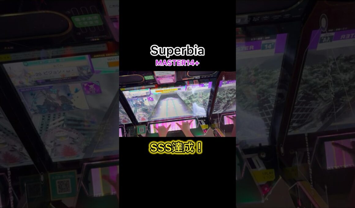 Superbia SSS達成！曲調が完全に15＋ #shorts #chunithm #チュウニズム #Superbia #TeamGrimoire #音ゲー