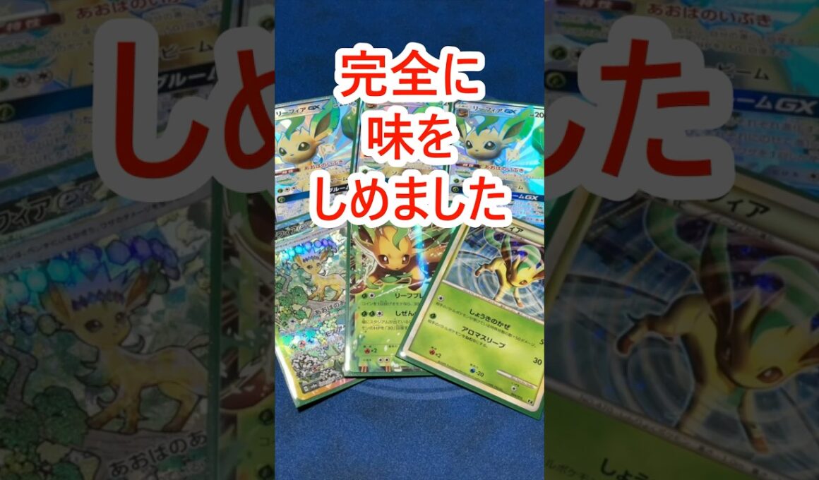 チャンネル登録者数が増えるので、再びリーフィアのカードを買ってきました！#ポケモンカード #shorts #リーフィア
