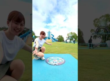 くるくるポケふた#ポケふた #三重県 #鈴鹿市 #ミジュマル #ポケモン #ミジュマル公園 #ポケモン #ポケモンgo